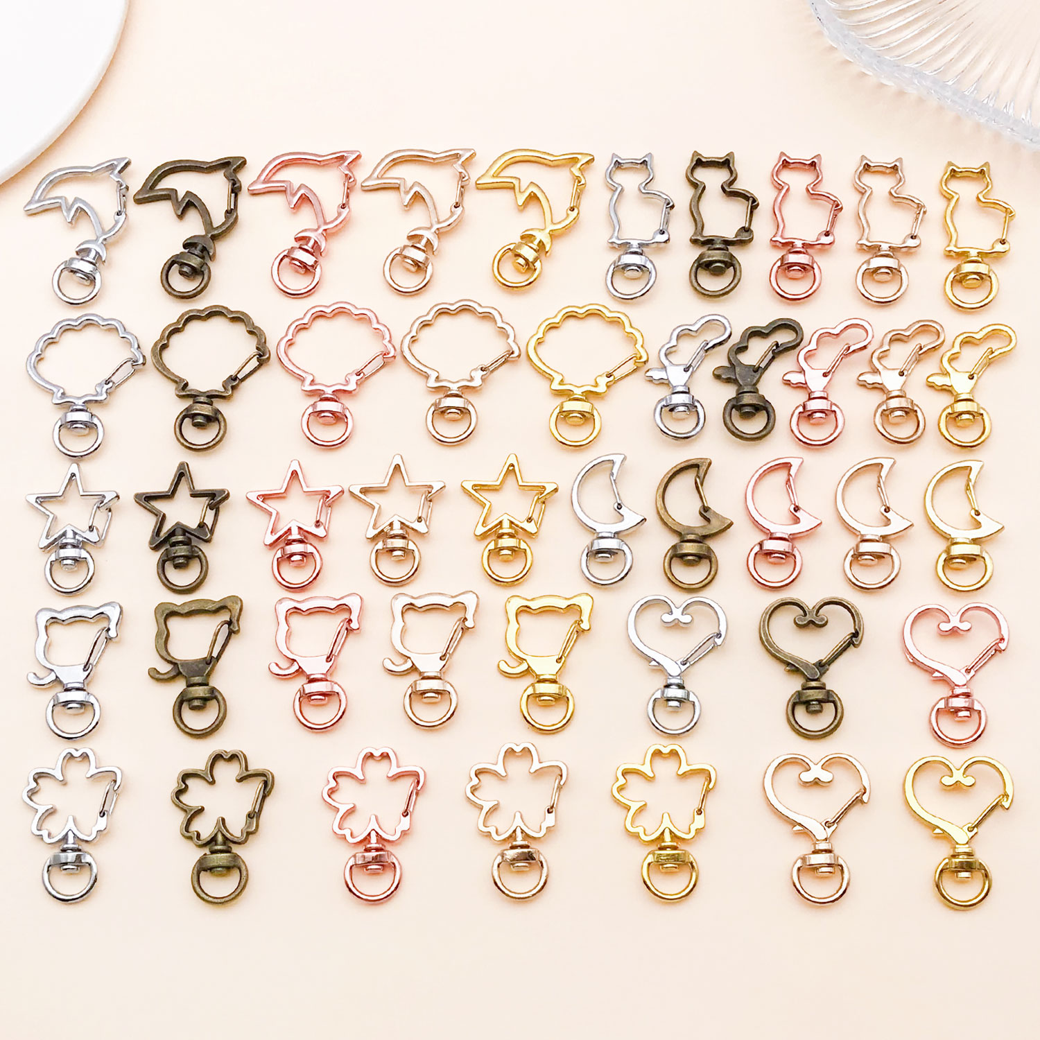 Pet Supplies Direct - 5 Stück/Set Herz Stern Mond Katze