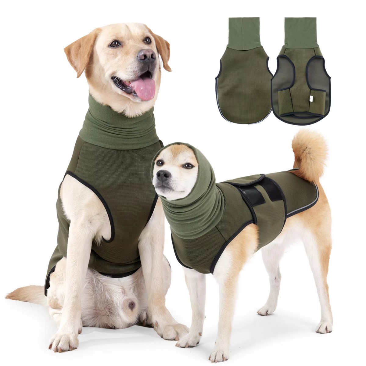 Dog Anxiety Vest - Angstweste und Mantel für Hunde –