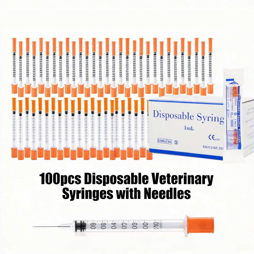 Pet Supplies Direct - 100 Stück Einwegspritzen 1ml 0,5ml 30G